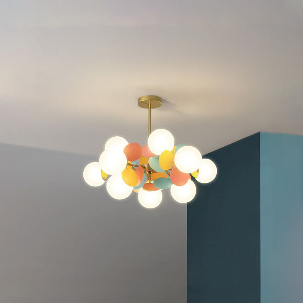 Nexen candelabru cu Ramură Florită Multicolorată pentru living