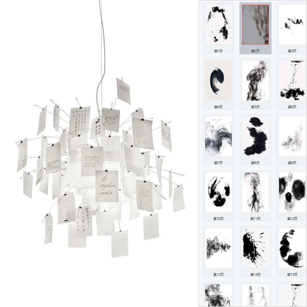 Luninena candelabru din hârtie