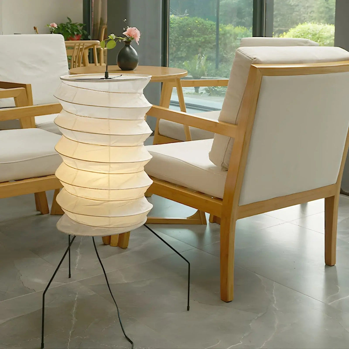 Felrn lampadar din hârtie de orez, minimalist