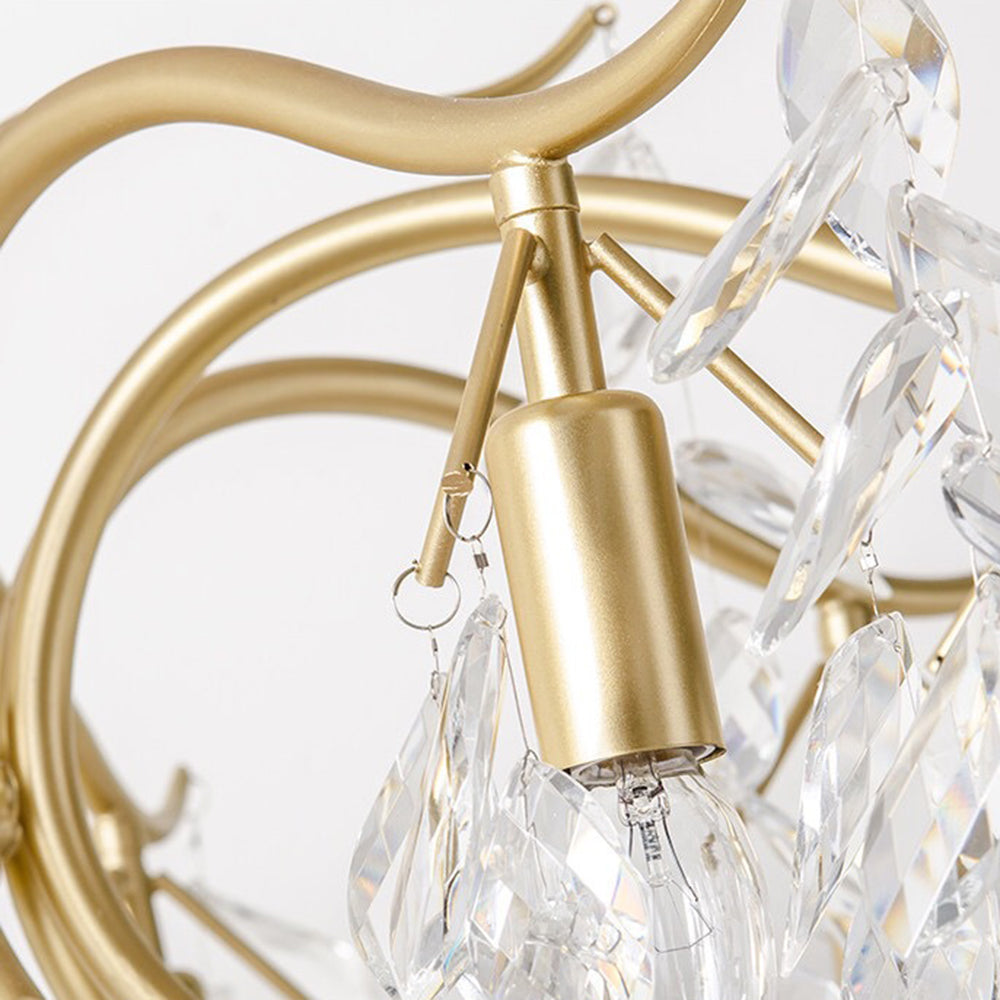 Kristy de lux Wisteria floare cristal candelabru