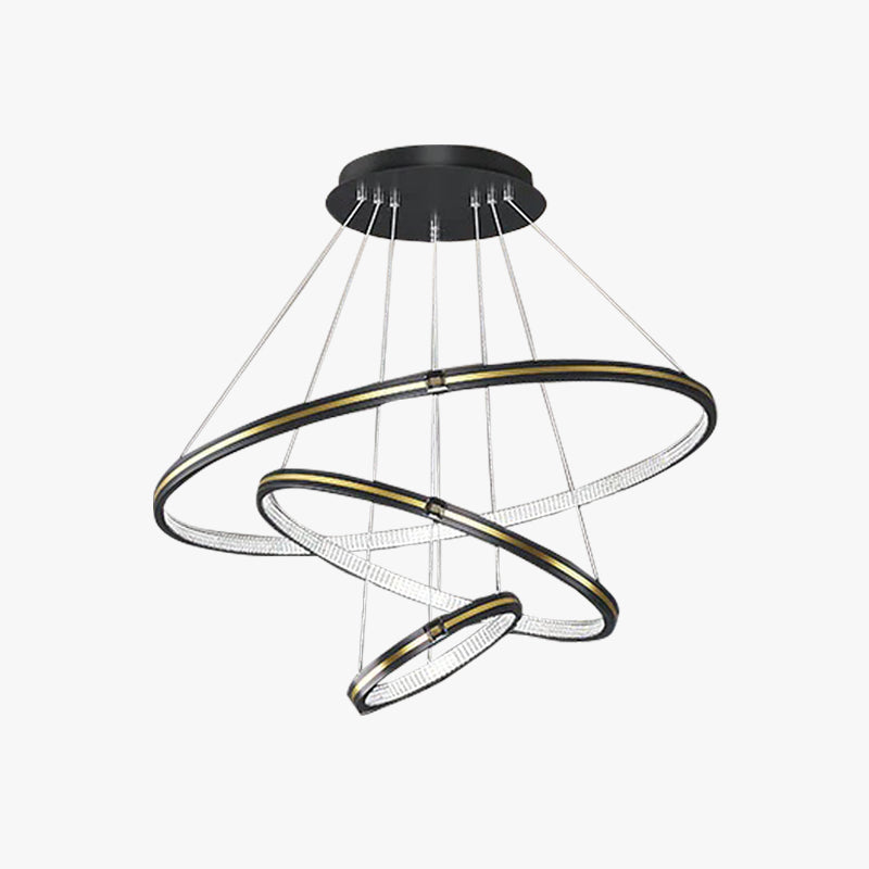 Arisha LED Rings lampă suspendată Reglabilă pentru living și Sufragerie