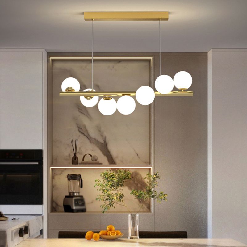 Valentina lampă suspendată Nordic Linear LED, 7/9/11 surse de lumină