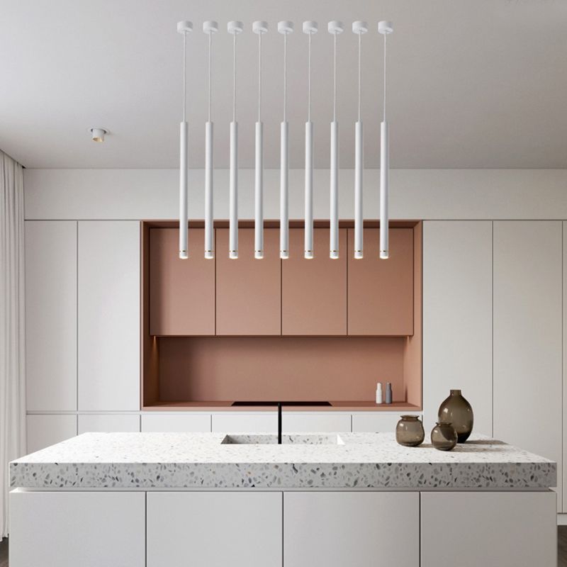Arisha lampă suspendată, minimalistă, liniară, cilindrică