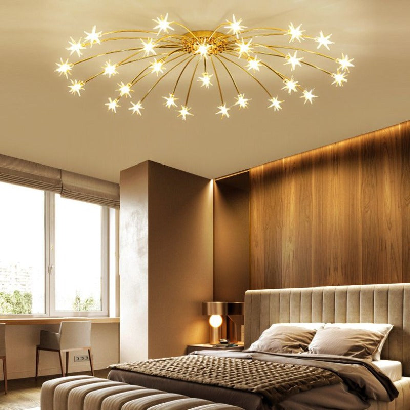 Arisha plafonieră aplicată Art Deco Starry