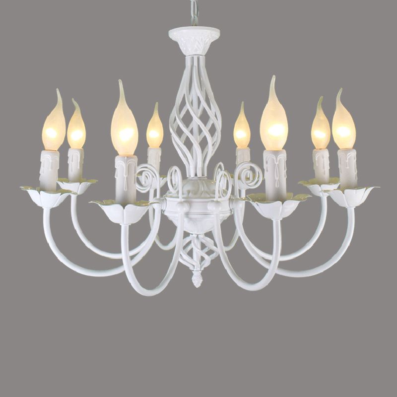 Silva lampă suspendată Candle Retro, metal/sticlă, negru/alb, pentru restaurant