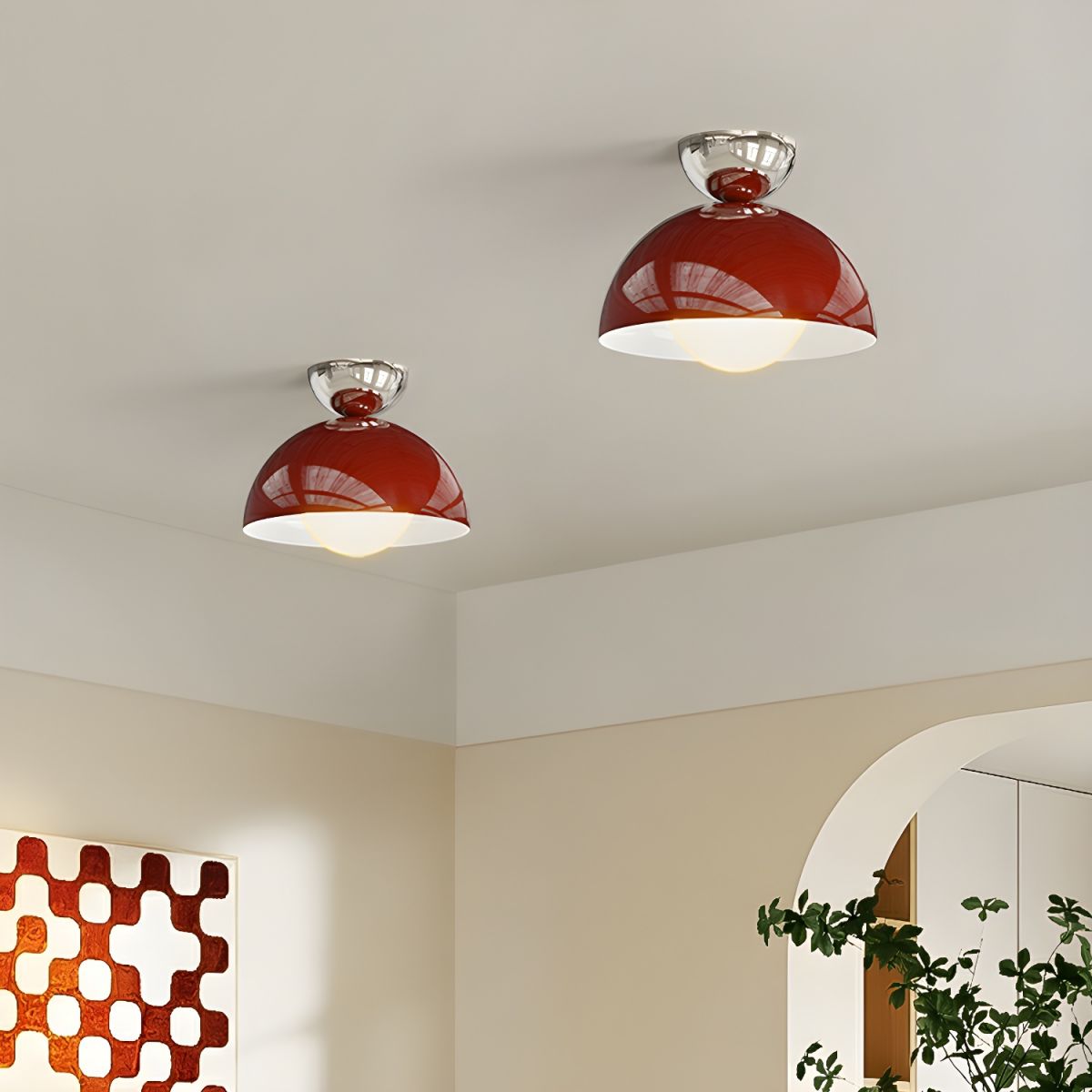 Valentina plafonieră Aplicată modernă Simplă LED metal Balcon