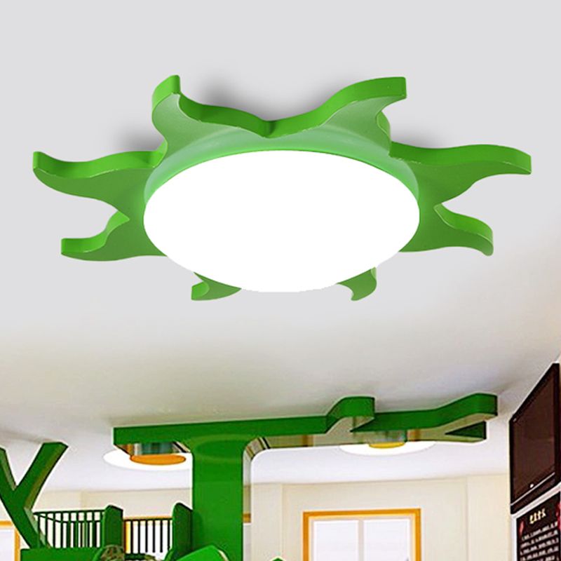 Aria plafonieră aplicată modernă Freja, roșu/galben/albastru/verde, dormitor