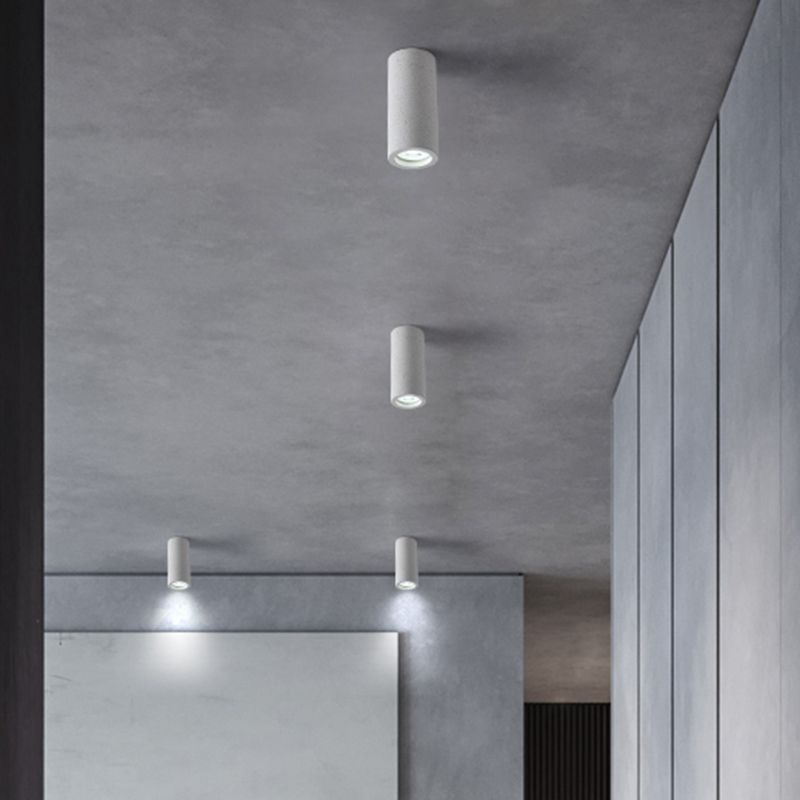 Aria plafonieră aplicată, modernă, cilindrică, LED, pentru living