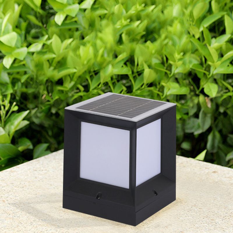 Ray lampadar modern Simplu Dreptunghiular metal exterior negru