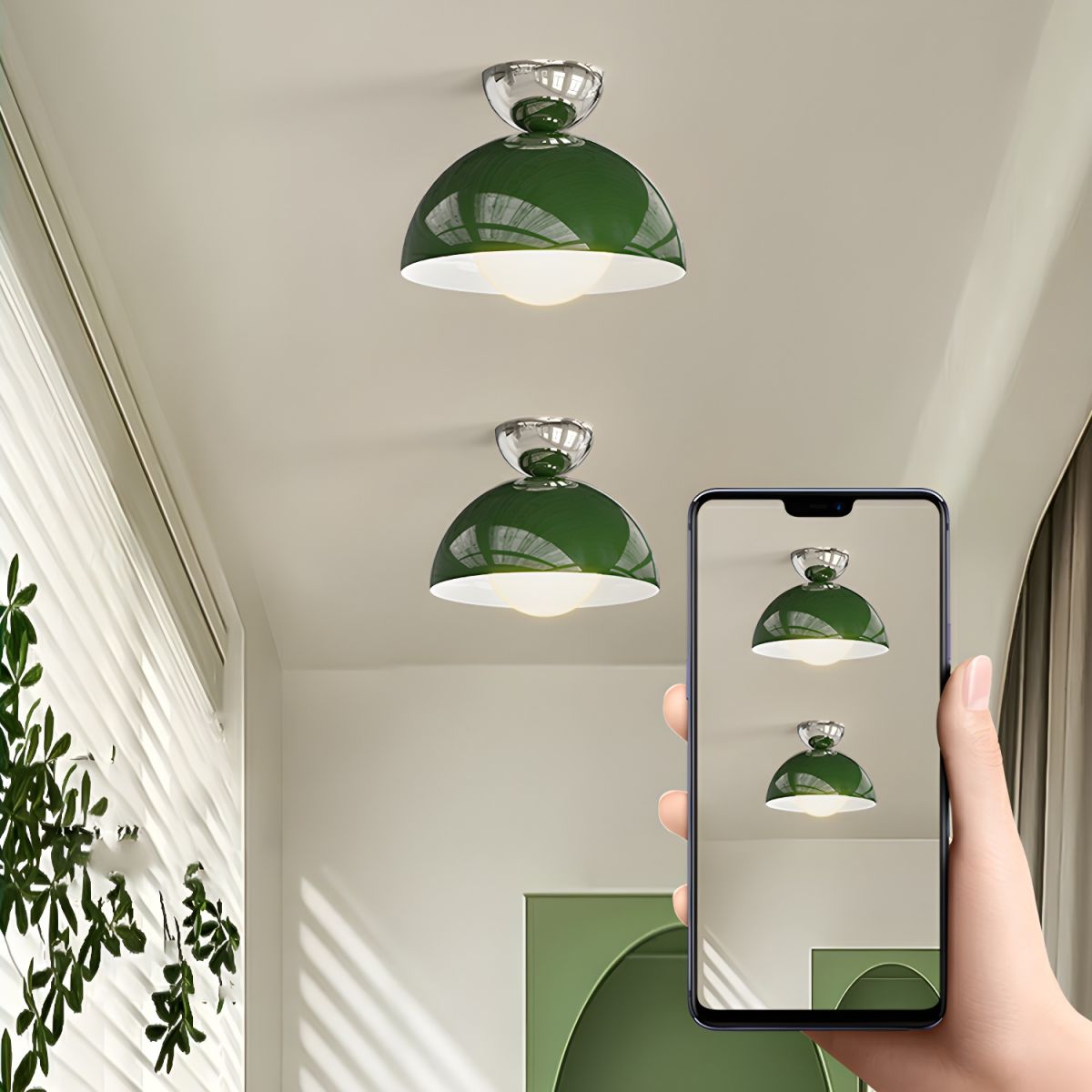Valentina plafonieră Aplicată modernă Simplă LED metal Balcon