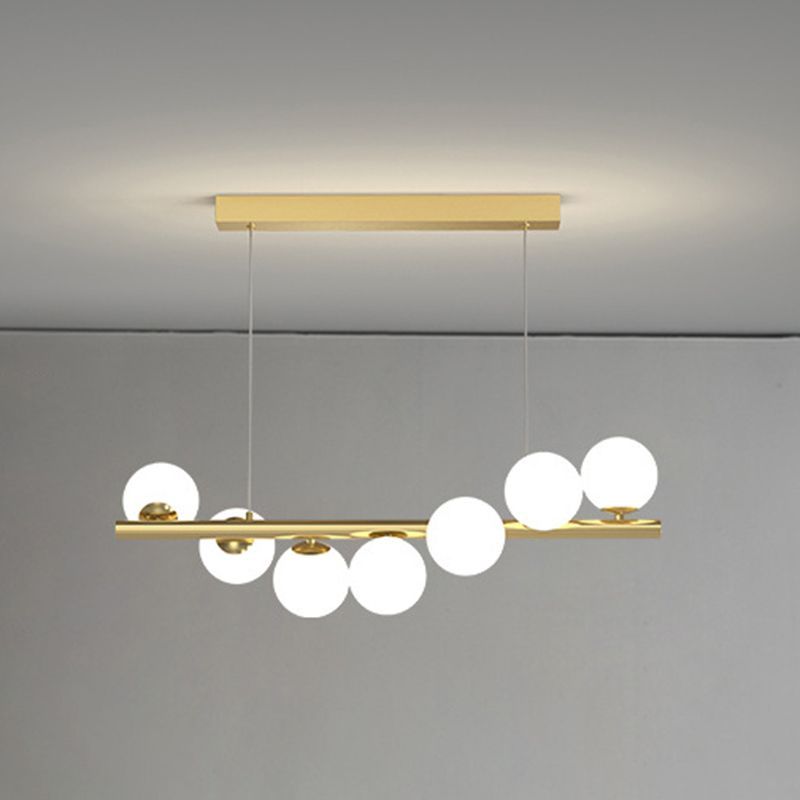 Valentina lampă suspendată Nordic Linear LED, 7/9/11 surse de lumină