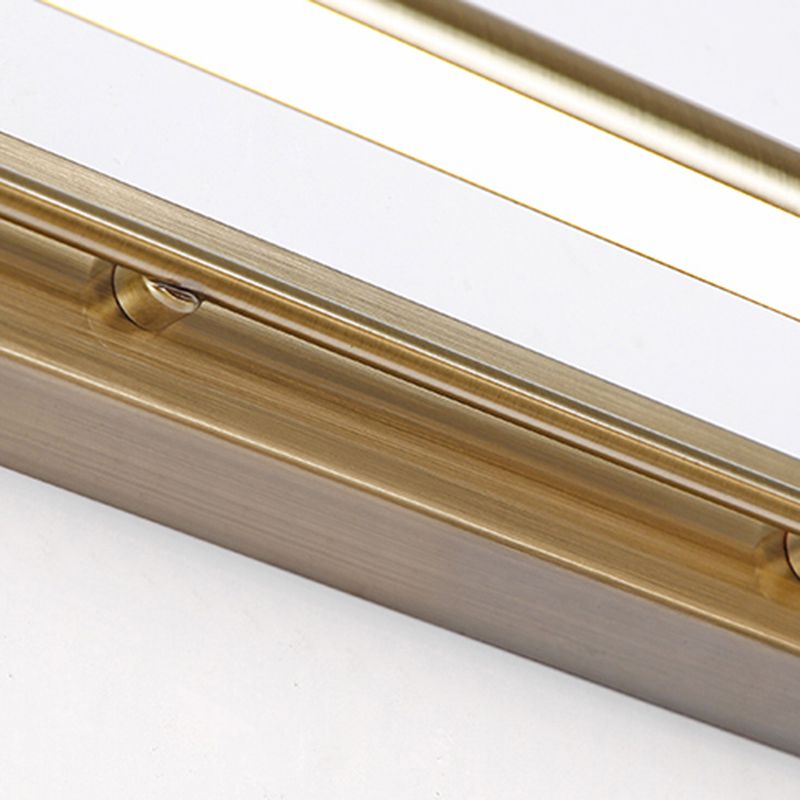 Arisha aplică liniară modernă din metal pentru oglindă, aurie