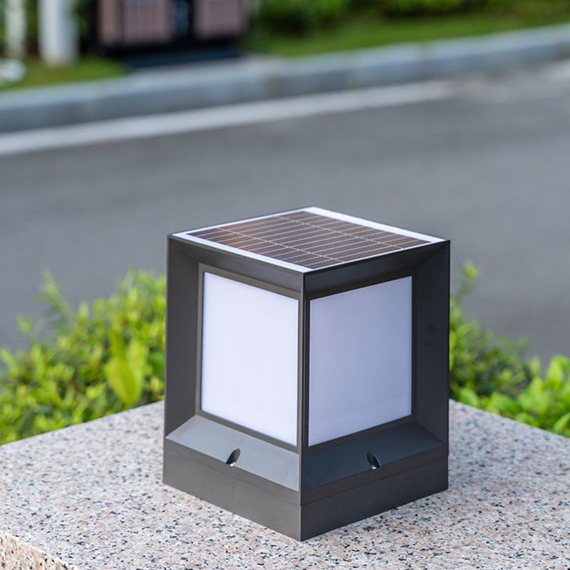 Ray lampadar modern Simplu Dreptunghiular metal exterior negru