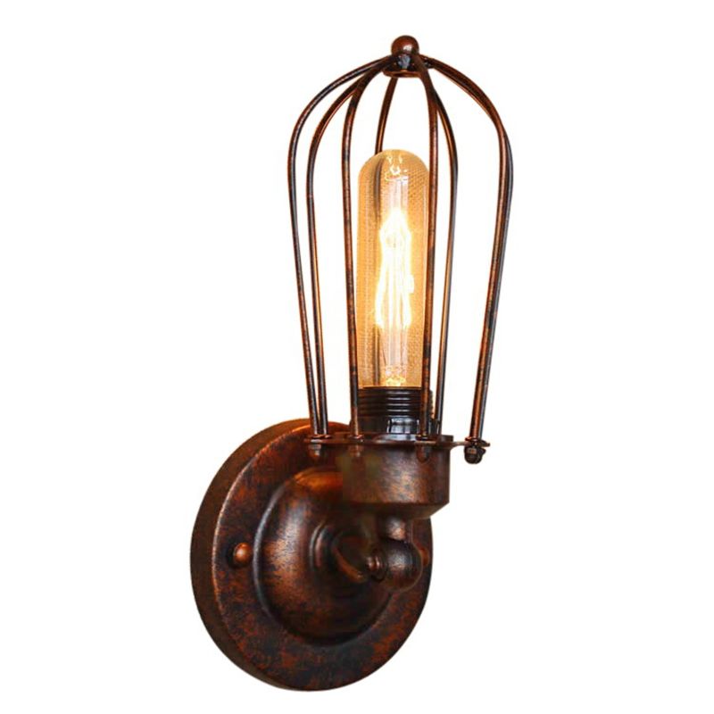 Silva Vintage aplică de perete din fier, negru/ruginiu/bronz/aur/argint, în culoare argintie