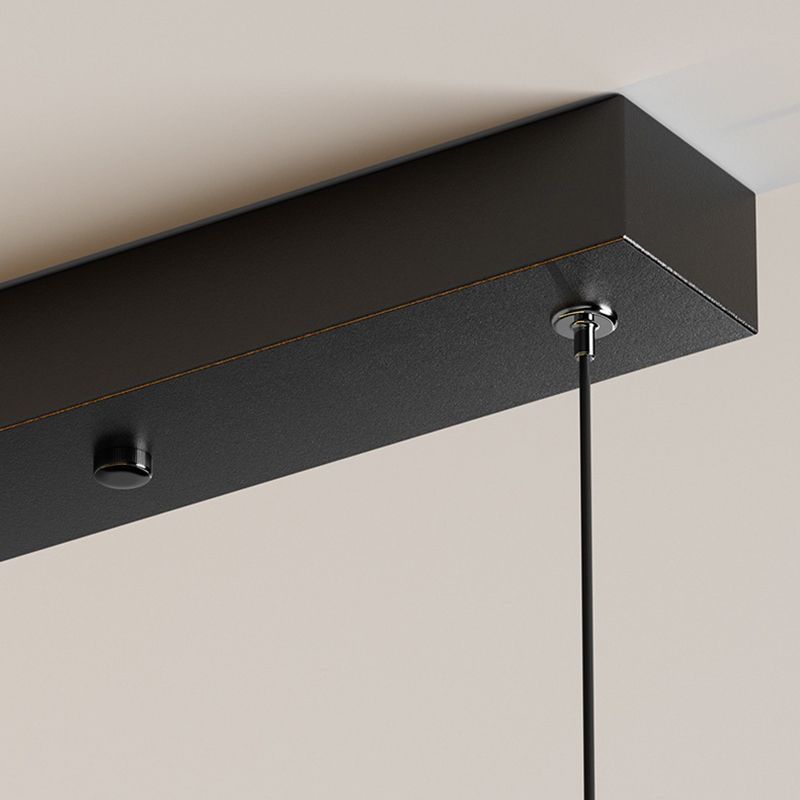 Arisha Designer Mountain formă LED lampă suspendată, negru/auriu