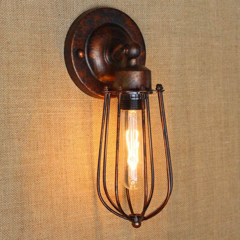Silva Vintage aplică de perete din fier, negru/ruginiu/bronz/aur/argint, în culoare argintie