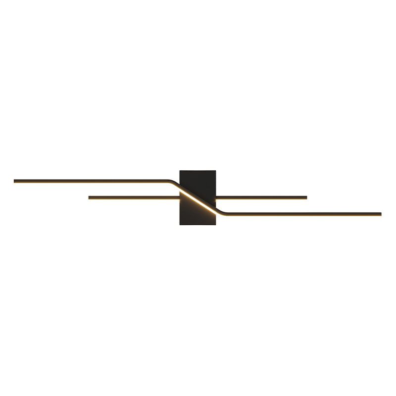 Arisha aplică de perete din metal, minimalistă, liniară, pentru zona oglinzii