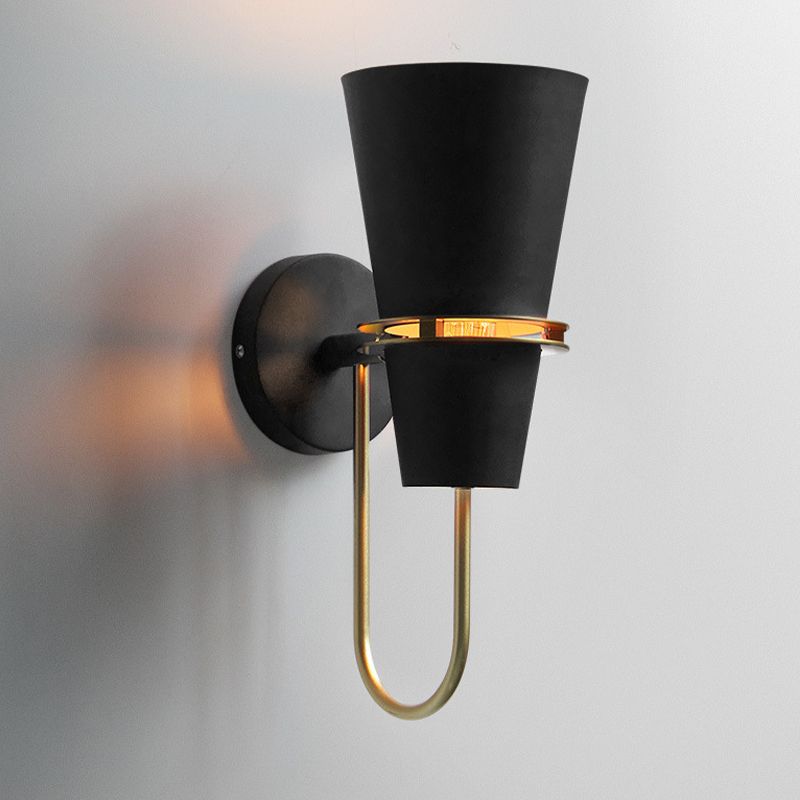 Valentina aplică de perete modernă Conic metal, negru/alb/Albastru