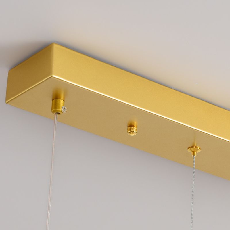 Arisha lampă suspendată minimalistă cu design ondulat din metal, negru/alb/auriu