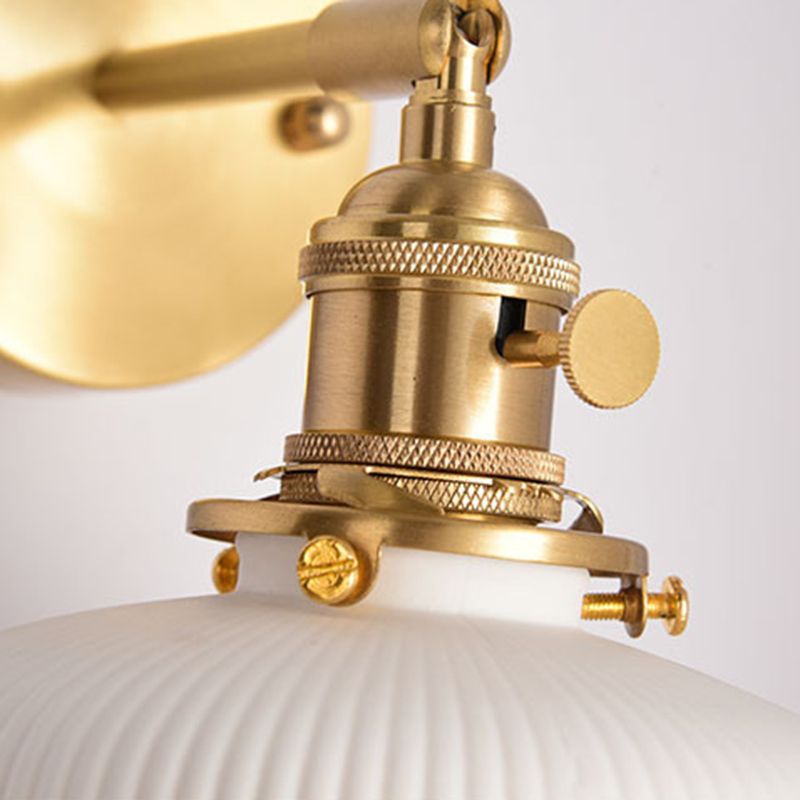 Arisha Vintage Column Ceramic oglindă Light, alb, dormitor
