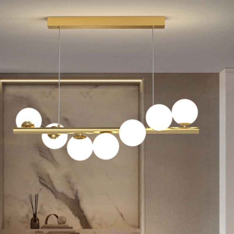 Valentina lampă suspendată Nordic Linear LED, 7/9/11 surse de lumină