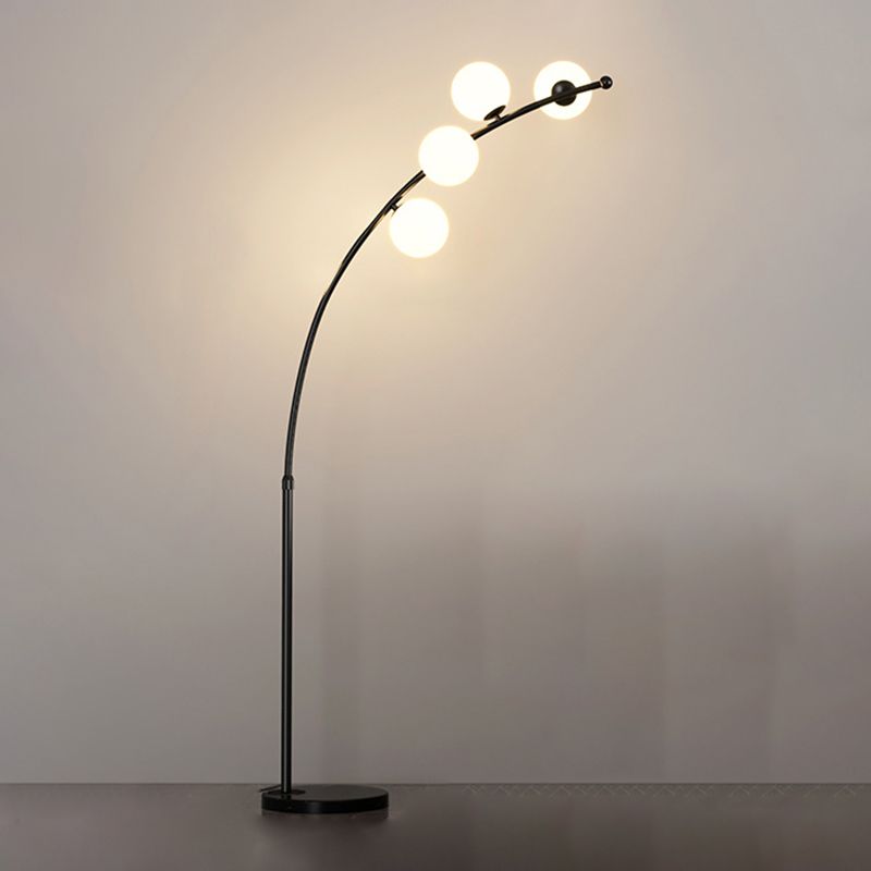 Valentina modern Arc Multi Head Bubble lampadar negru/Aur
