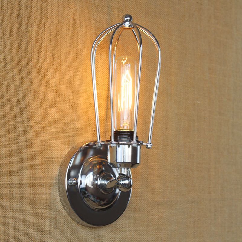 Silva Vintage aplică de perete din fier, negru/ruginiu/bronz/aur/argint, în culoare argintie