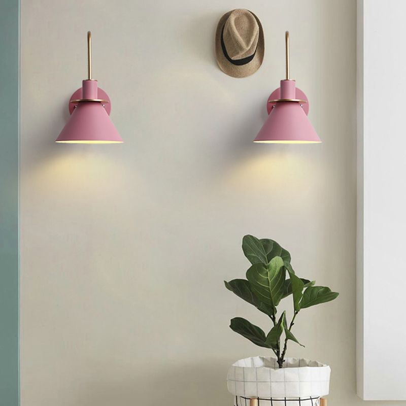 Valentina Vintage Horn formă metal aplică de perete pentru living/cameră de zi/baie, pentru dormitor