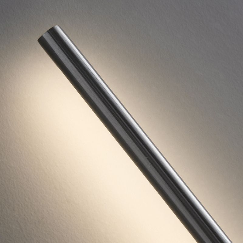 Arisha aplică de perete modernă liniară din metal și pentru dormitor, negru/alamă