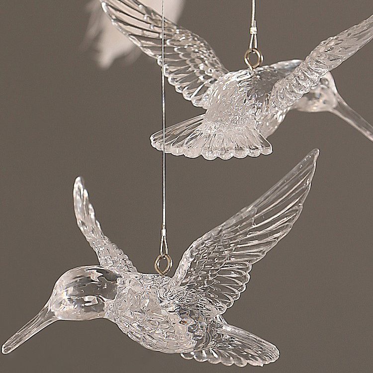 O'Moore Ostrich contemporan Elegant Feather candelabru, alb