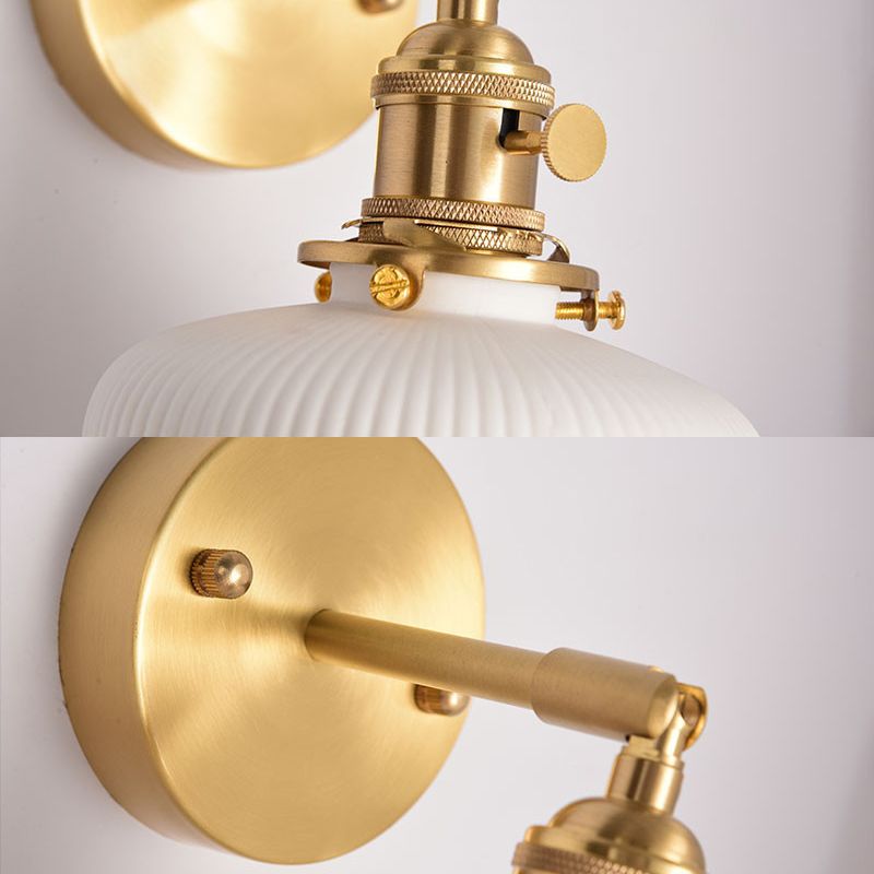 Arisha Vintage Column Ceramic oglindă Light, alb, dormitor
