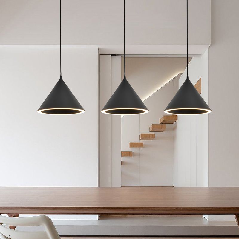 Aria Funnel-formă Colourful LED lampă suspendată