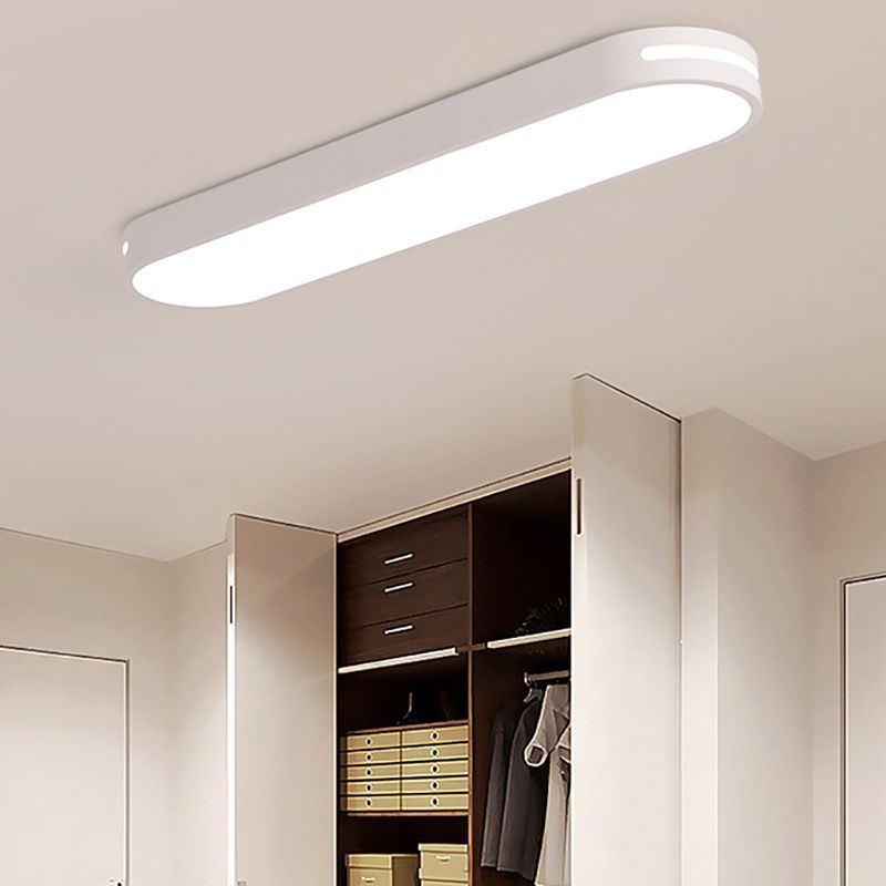 Arisha lampă de tavan aplicată LED ovală, negru/alb/Gri/Aur