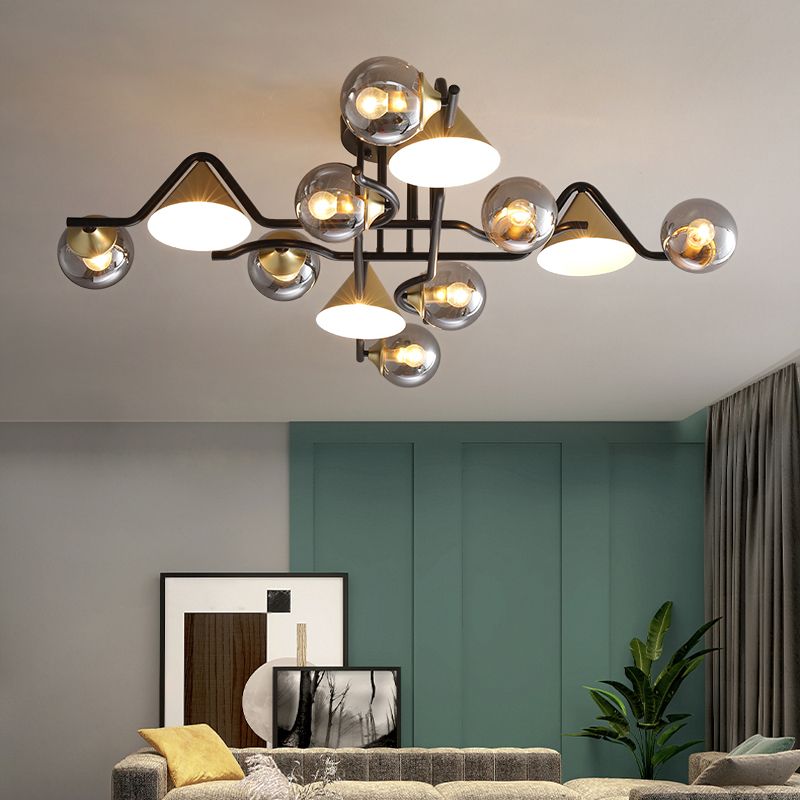 Arisha plafonieră aplicată LED Design pentru dormitor/living