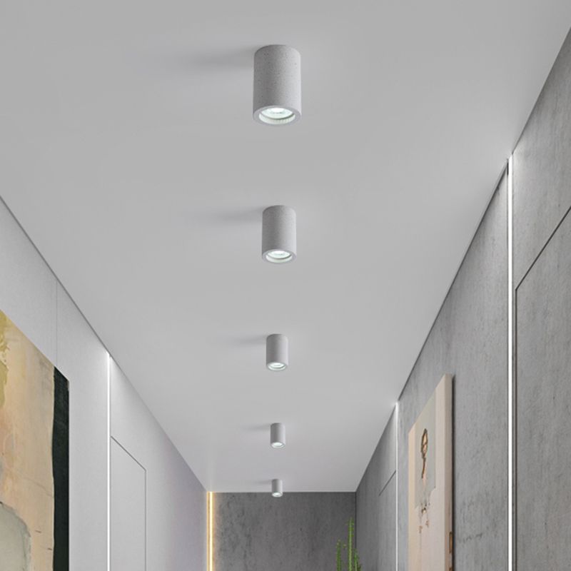 Aria plafonieră aplicată, modernă, cilindrică, LED, pentru living