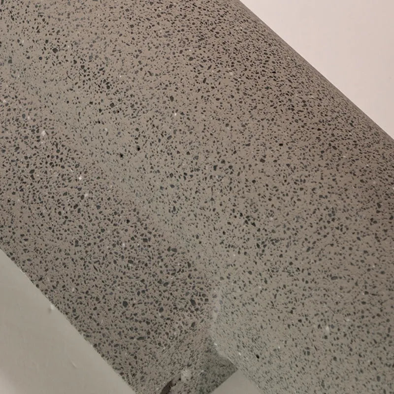 Ray aplică de perete pentru exterior minimalist cilindric cu două surse de lumină din ciment, negru/alb
