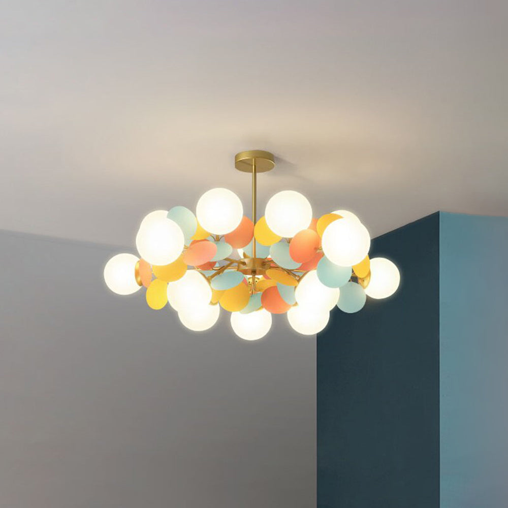 Nexen candelabru cu Ramură Florită Multicolorată pentru living