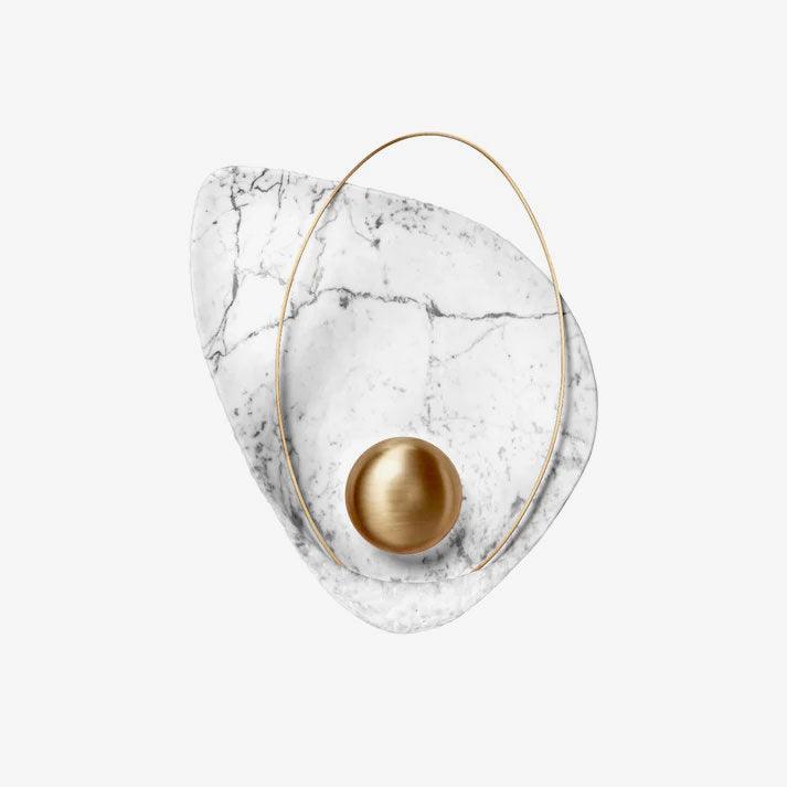 Vethaora aplică de perete din rășină, premium, în stil de artă nordică, cu aspect perlat