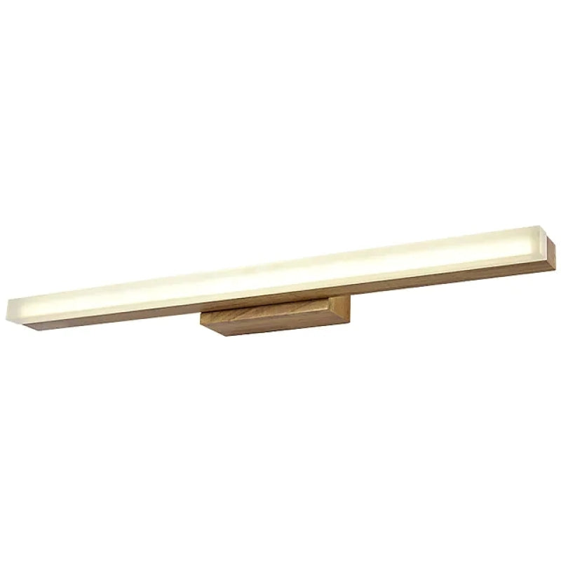Arisha modern minimalist Linear Wooden aplică de perete, lemn/lemn de nuc
