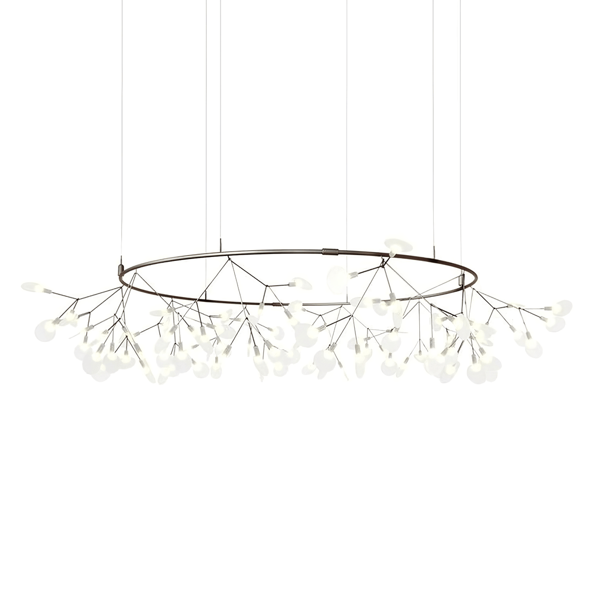 Candelabru negru Firefly LED