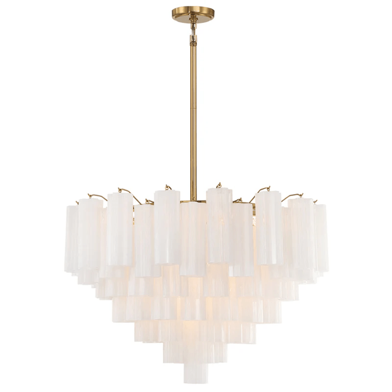 Bop candelabru Virella Tuburi din sticlă Murano Lux