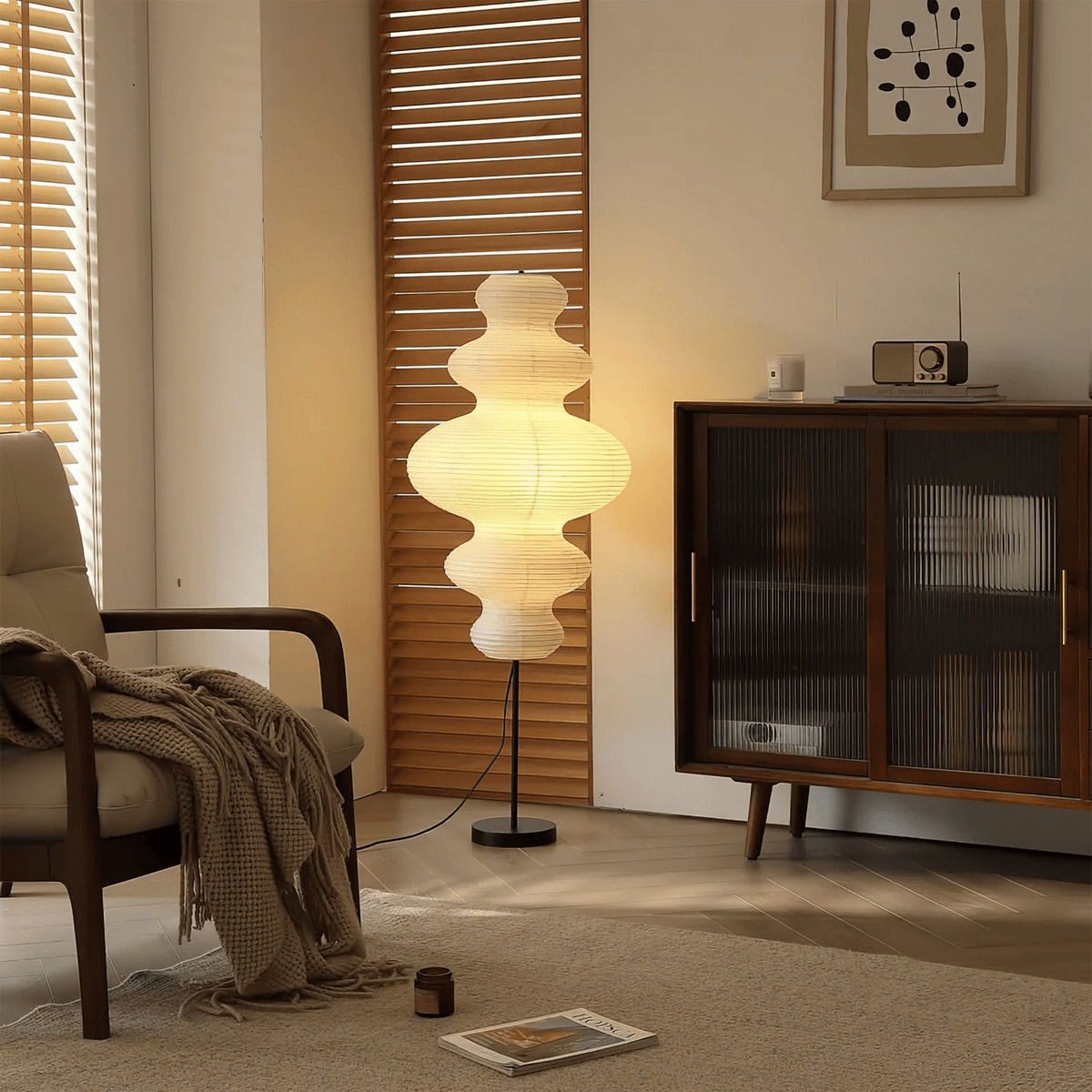 Vels lampadar Scandinavian din hârtie