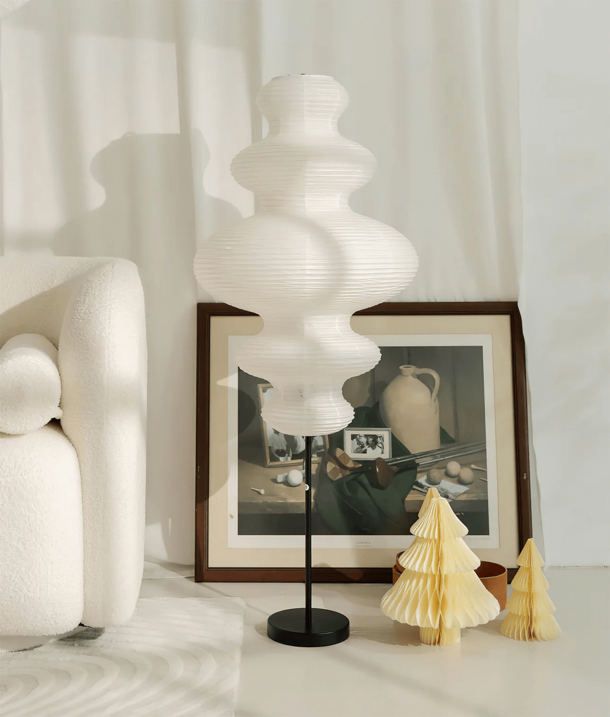 Vels lampadar Scandinavian din hârtie