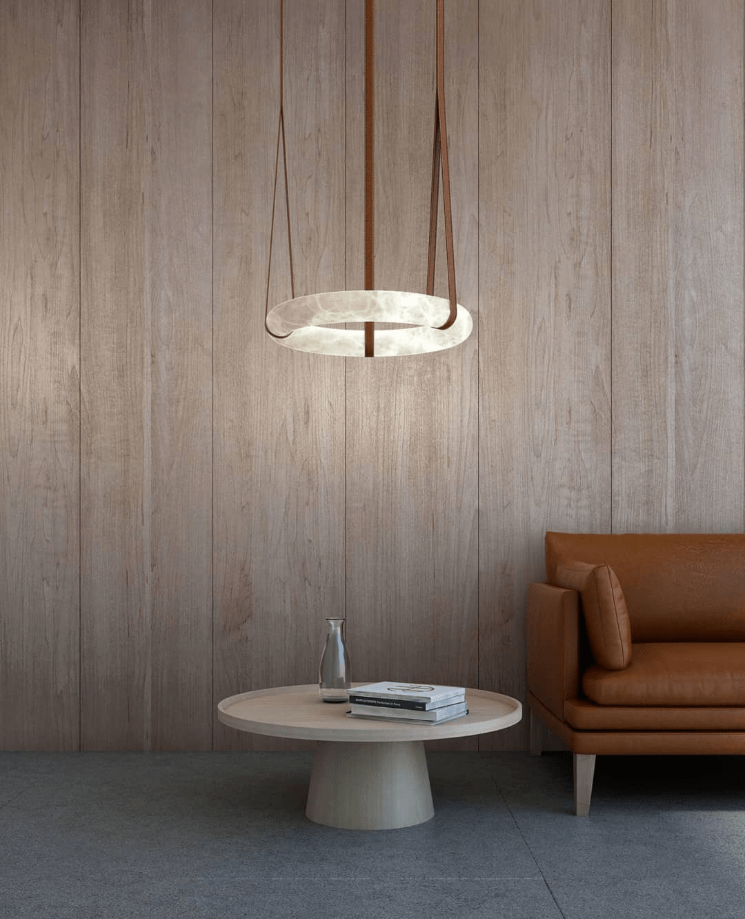 Tarys Candelabre alabastru Varianta cu Curea de Piele B