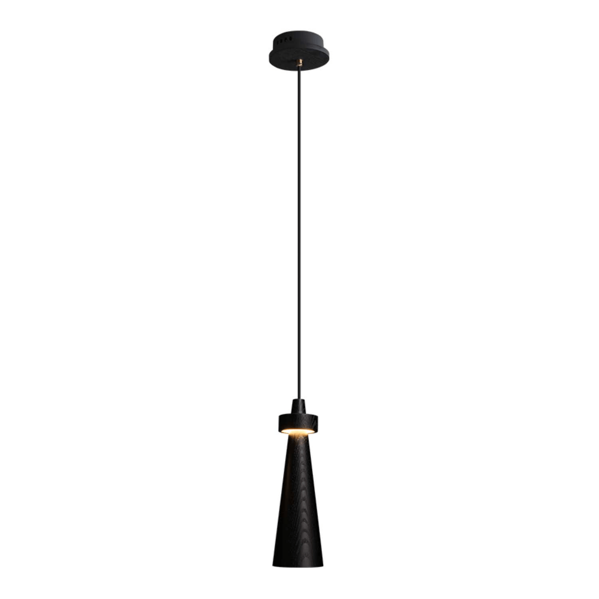 Tesno lampă suspendată minimalistă din lemn