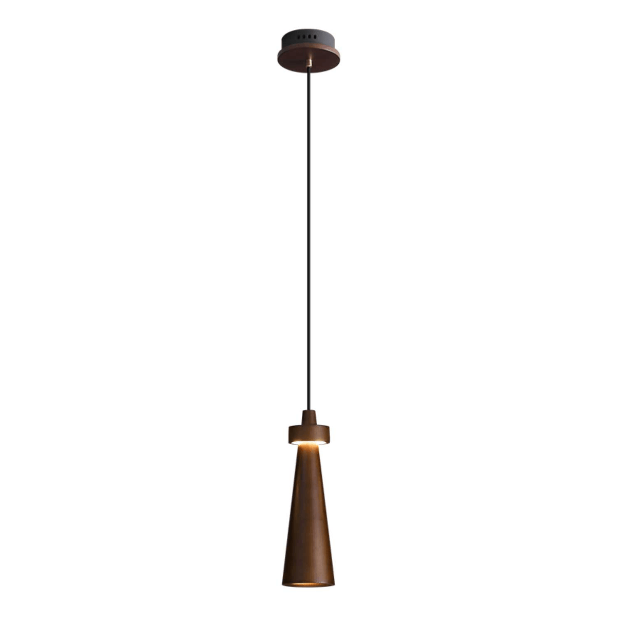 Tesno lampă suspendată minimalistă din lemn
