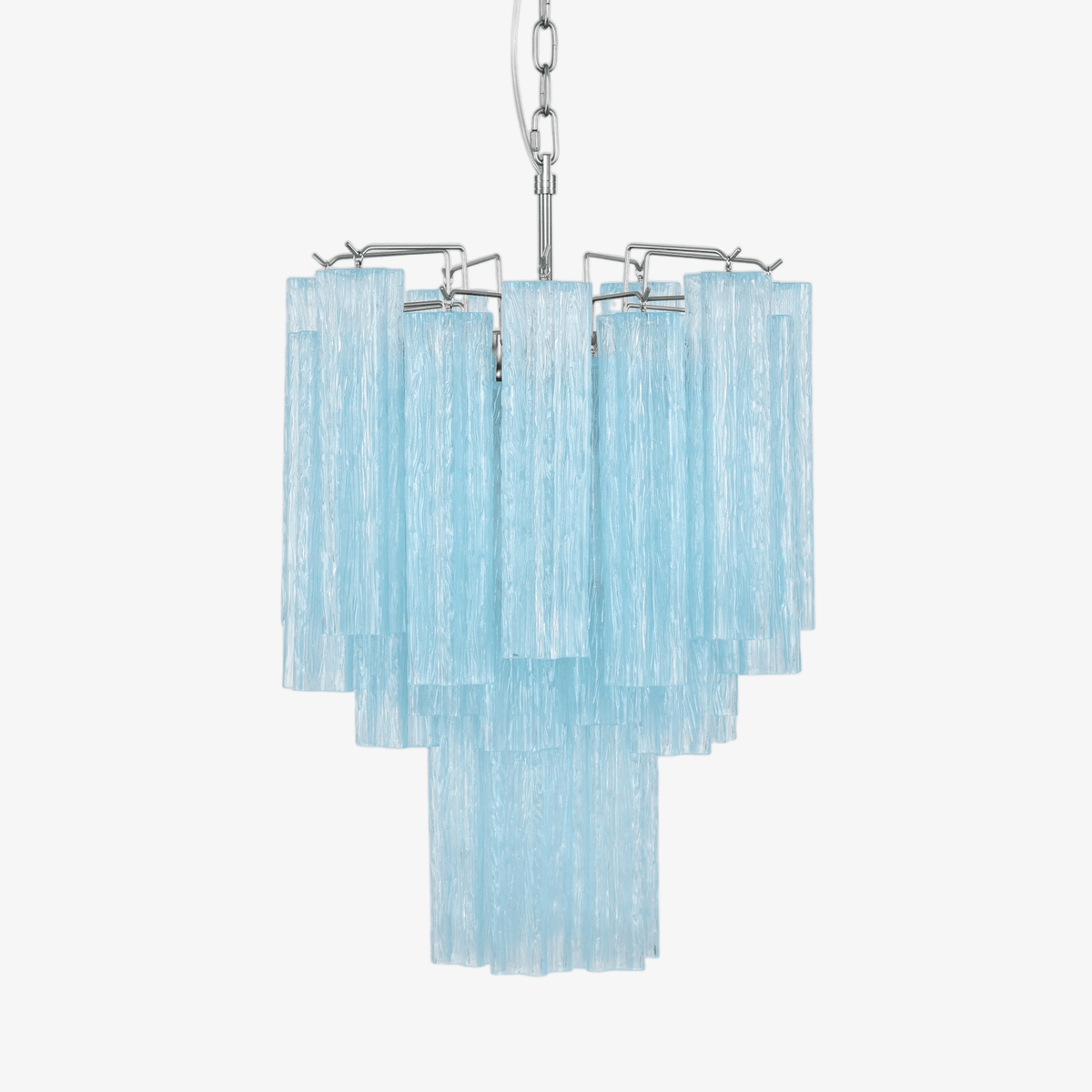 Celys candelabru Azzura Tuburi din sticlă Murano Coastă