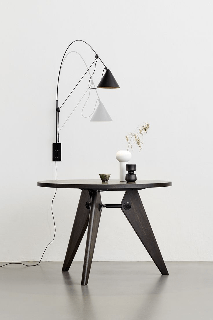 Noraette aplică de perete, minimalistă, arcuită, conică