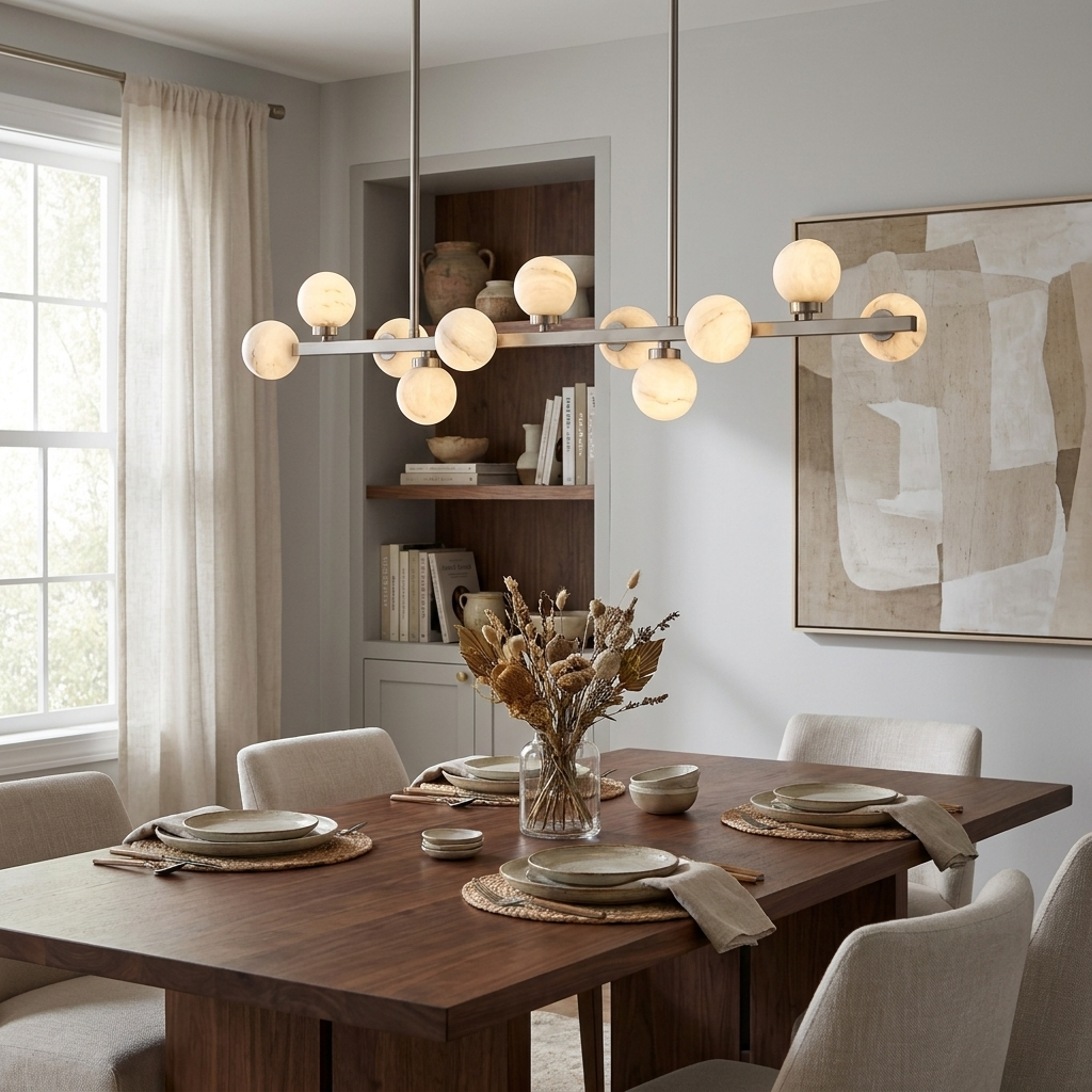 Aldenford Candelabru din alabastru