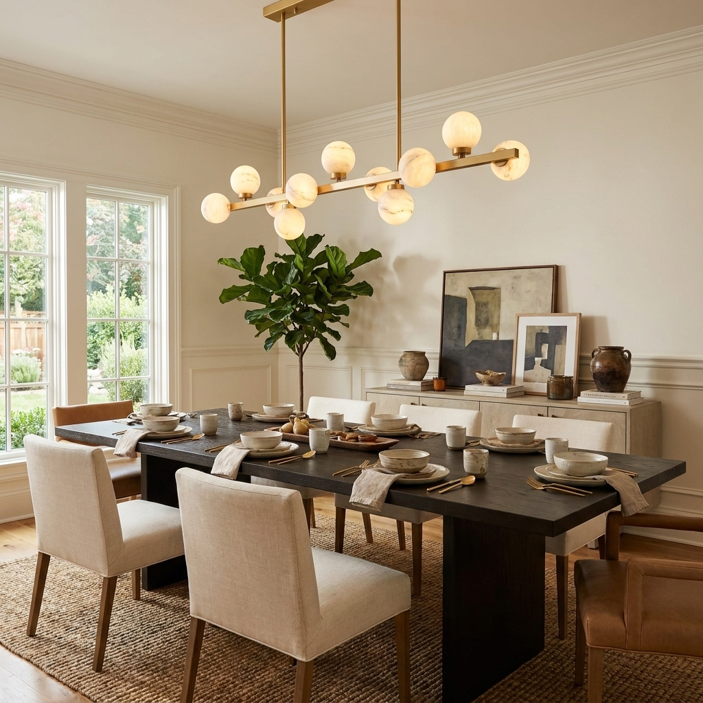 Aldenford Candelabru din alabastru